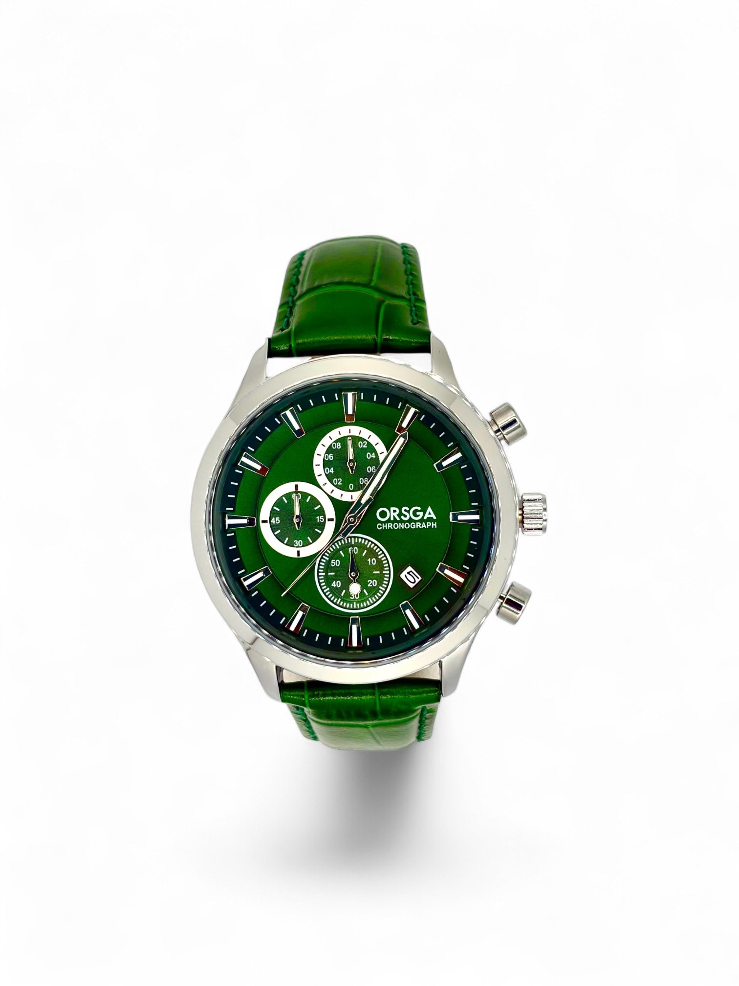 ORSGA OS-1369G Classic Chronograph Leather Watch