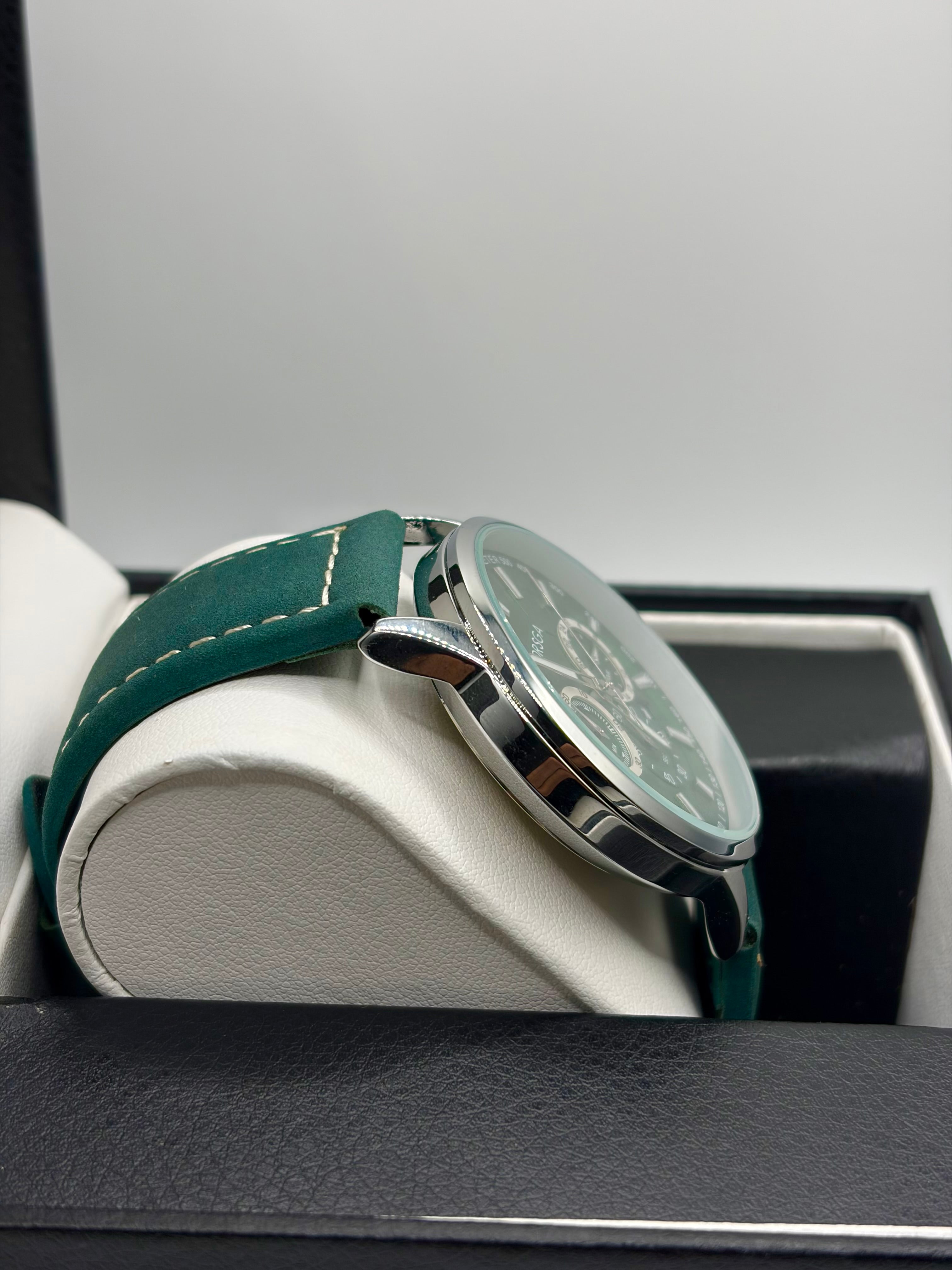 ORSGA 1130G Classic Chronograph Leather Watch