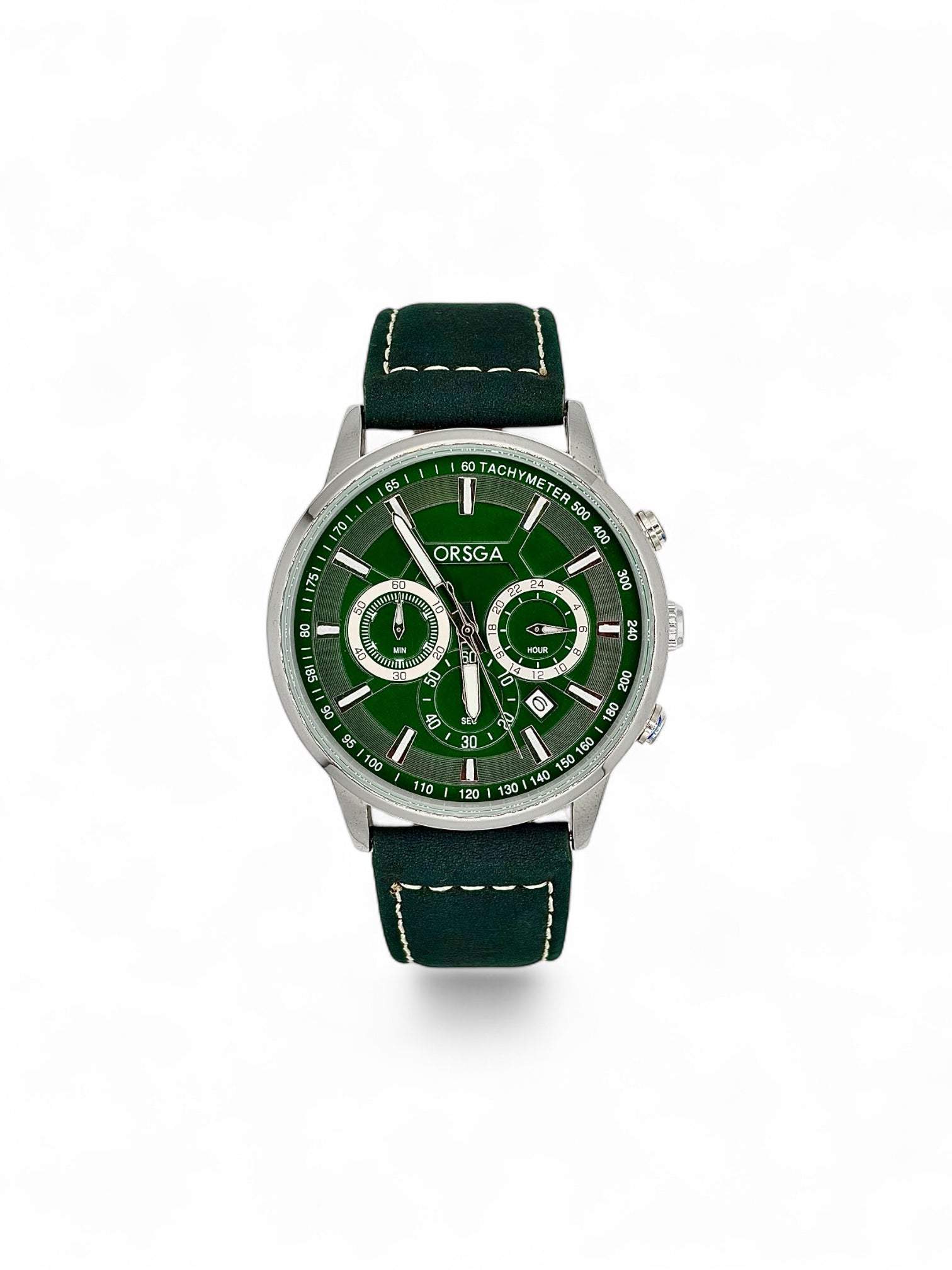 ORSGA 1130G Classic Chronograph Leather Watch