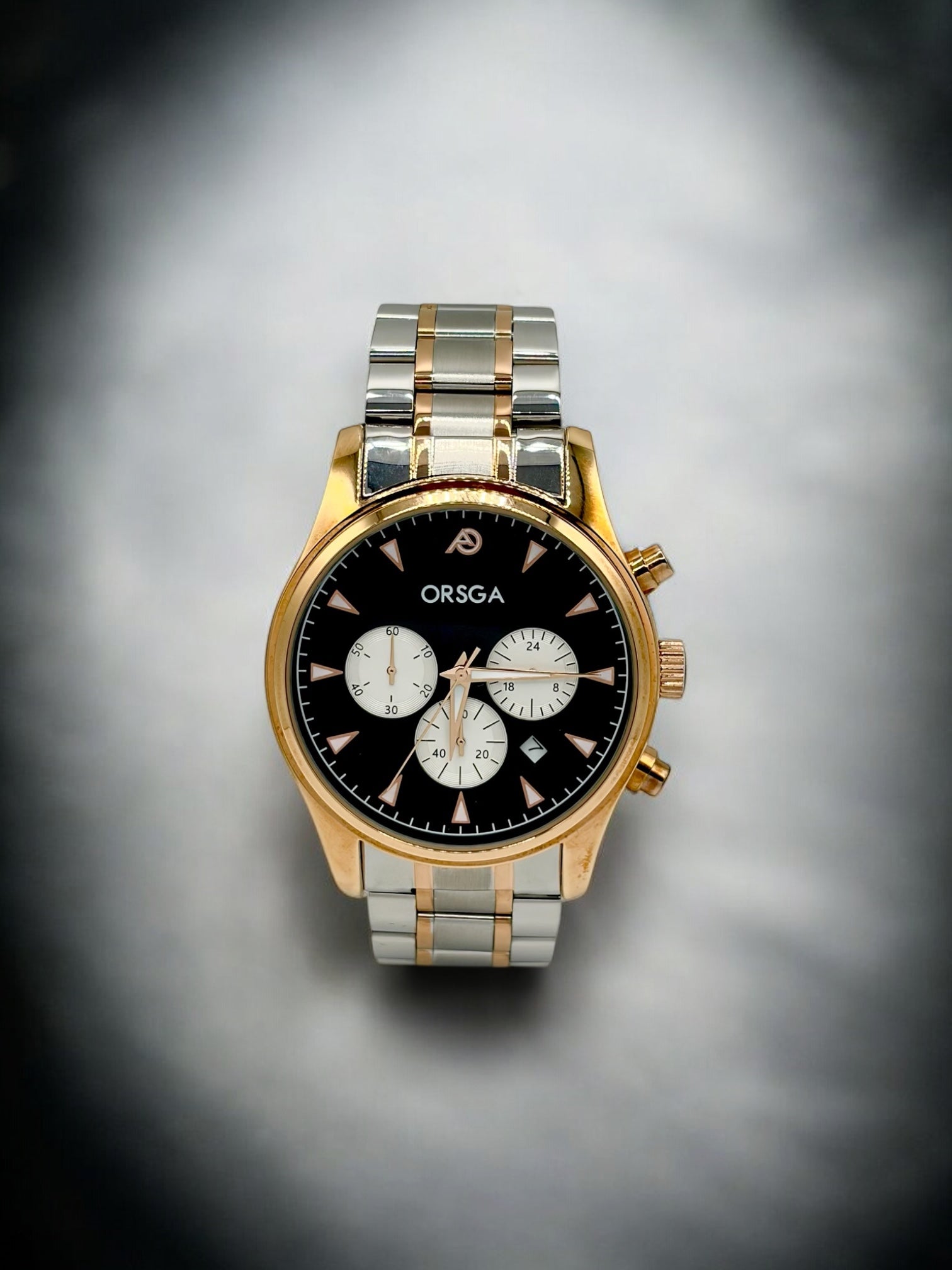 ORSGA 9111 Two-Tone Stainless Steel Chronograph