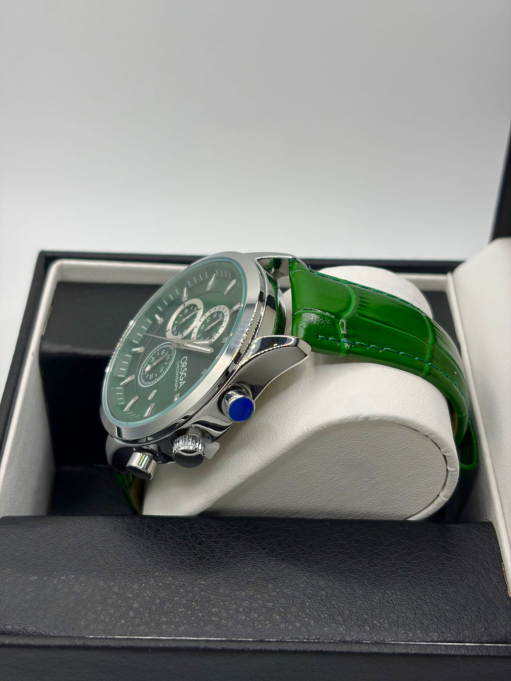 ORSGA OS-1369G Classic Chronograph Leather Watch