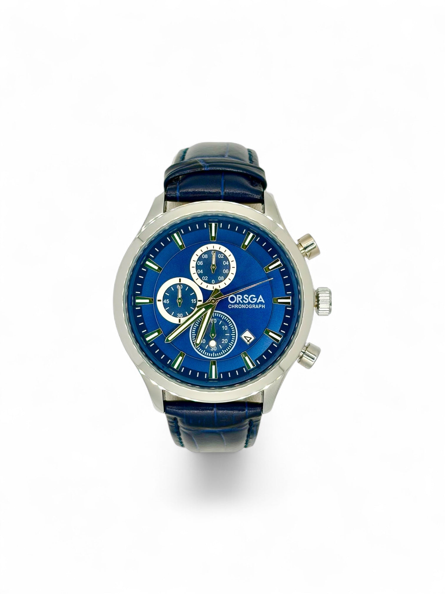 ORSGA OS-1369G Classic Chronograph Leather Watch