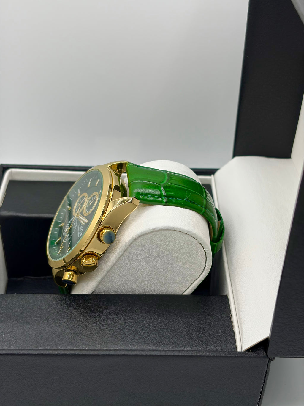 ORSGA OS-1369G Classic Chronograph Leather Watch